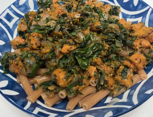 Featured Dish – Butternut Pesto Pasta